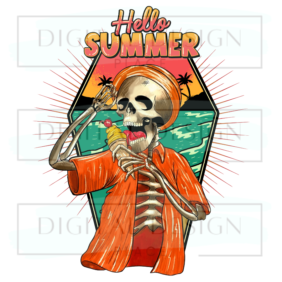 Hello Summer Skelly SUMS95