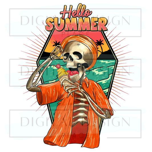 Hello Summer Skelly SUMS95