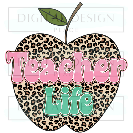 Teacher Life Cheetah Apple BTSB32