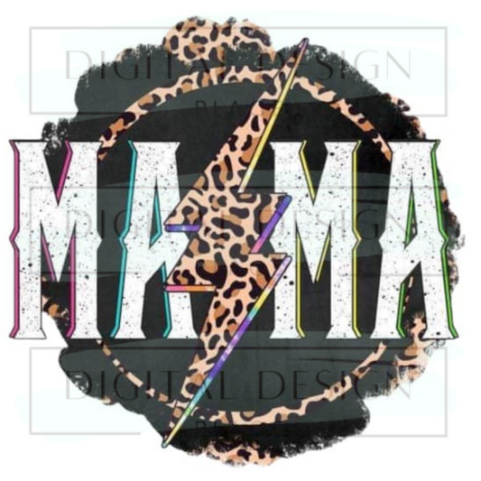 Mama Leopard Distressed MOMM87