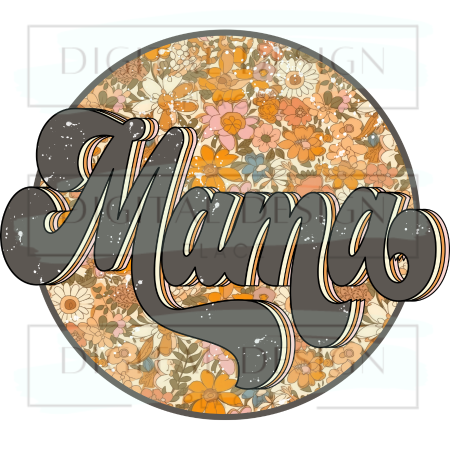 Retro Floral Mama MOMM71