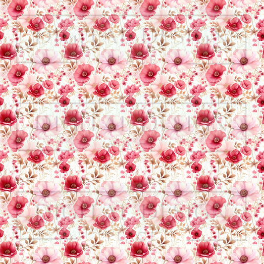 Strawberry Florals VinylV1207