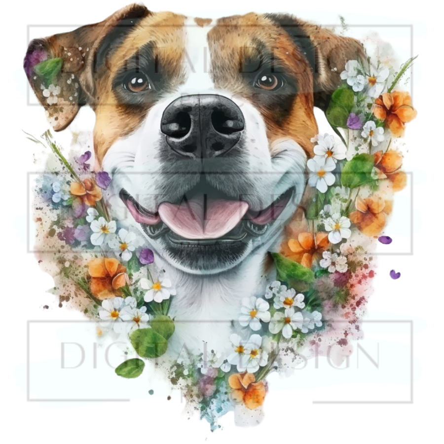 Floral Terrier ANIA130