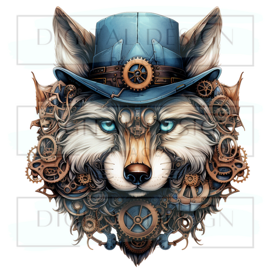 Steampunk Wolf ANIA151