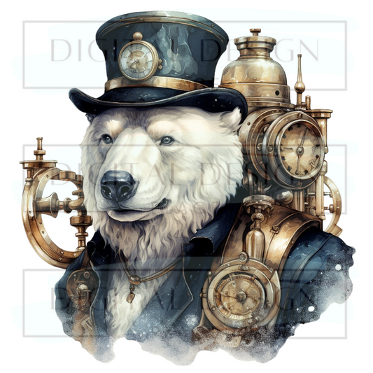 Steampunk Polar Bear ANIA157