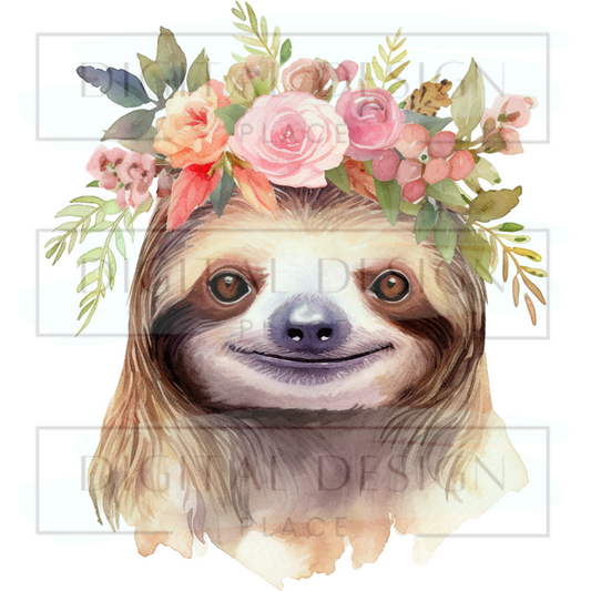 Floral Sloth ANIA63