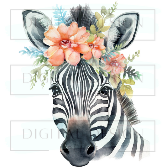Floral Zebra ANIA64