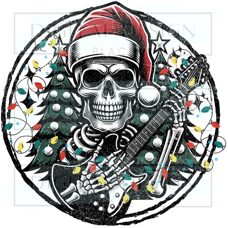 Rockin Christmas Skelly CHRC163