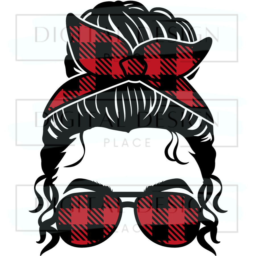 Buffalo Plaid Bun CHRC57