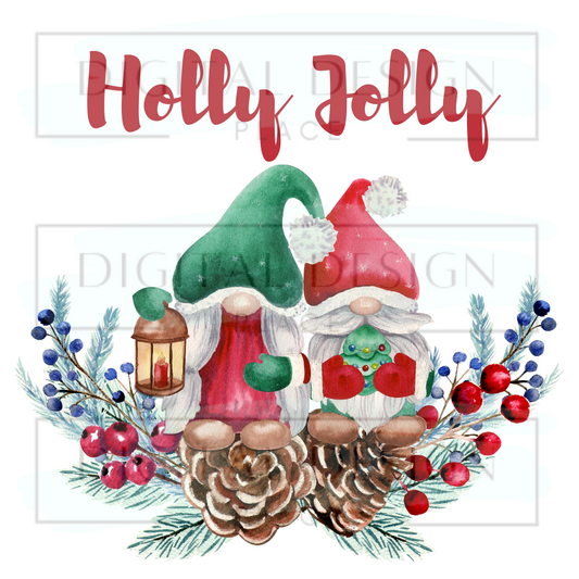 Holly Jolly Gnomes CHRC9