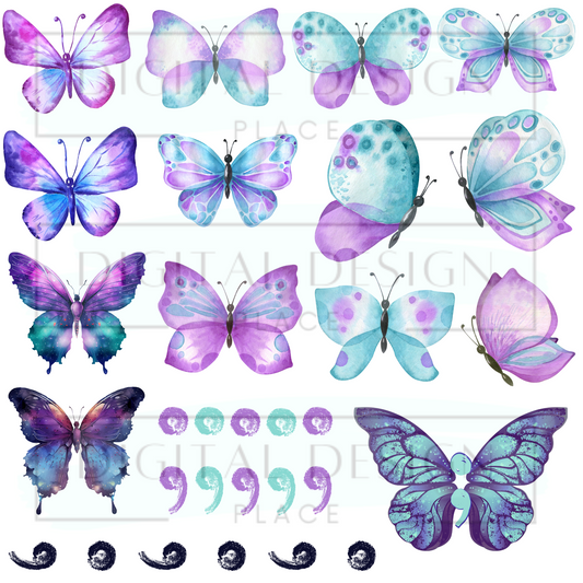 Semi-Colon Butterflies EleE100