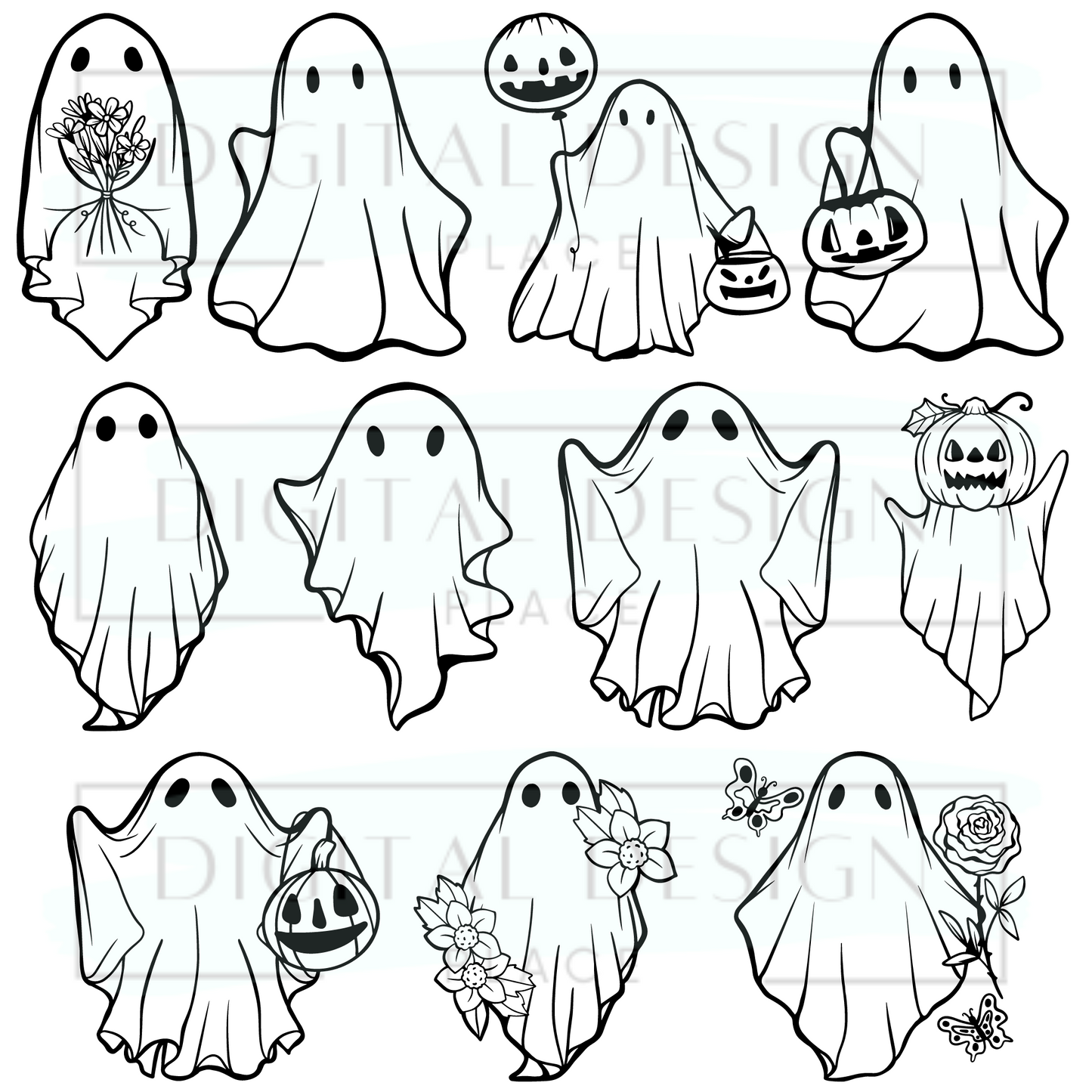 Ghostie Doodles ELEE183