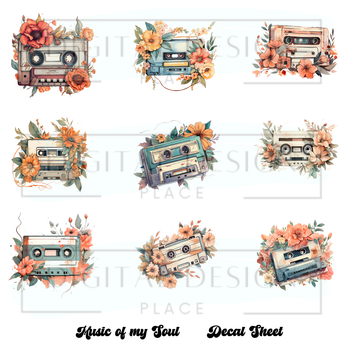 Music of my Soul Decal Sheet ELEE219