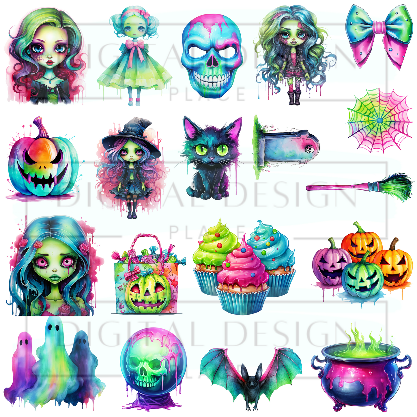 Neon Halloween ELEE369