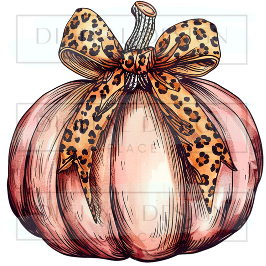 Pink Leopard Pumpkin FALLF64