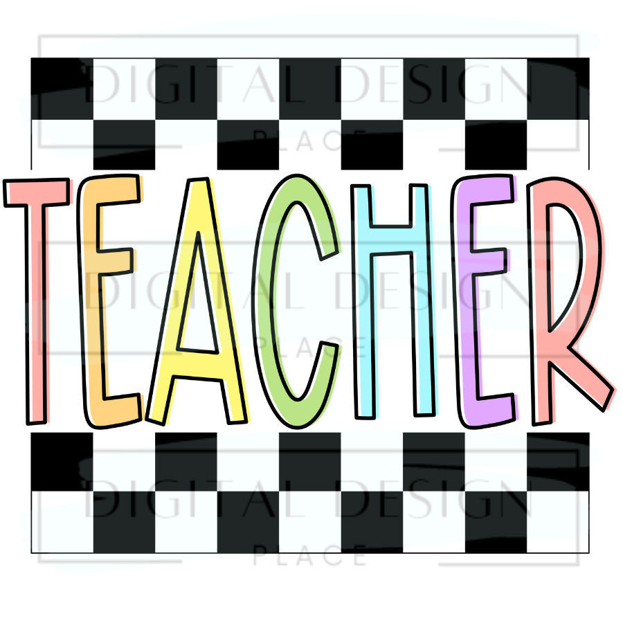 Teacher Checkered RESFR33