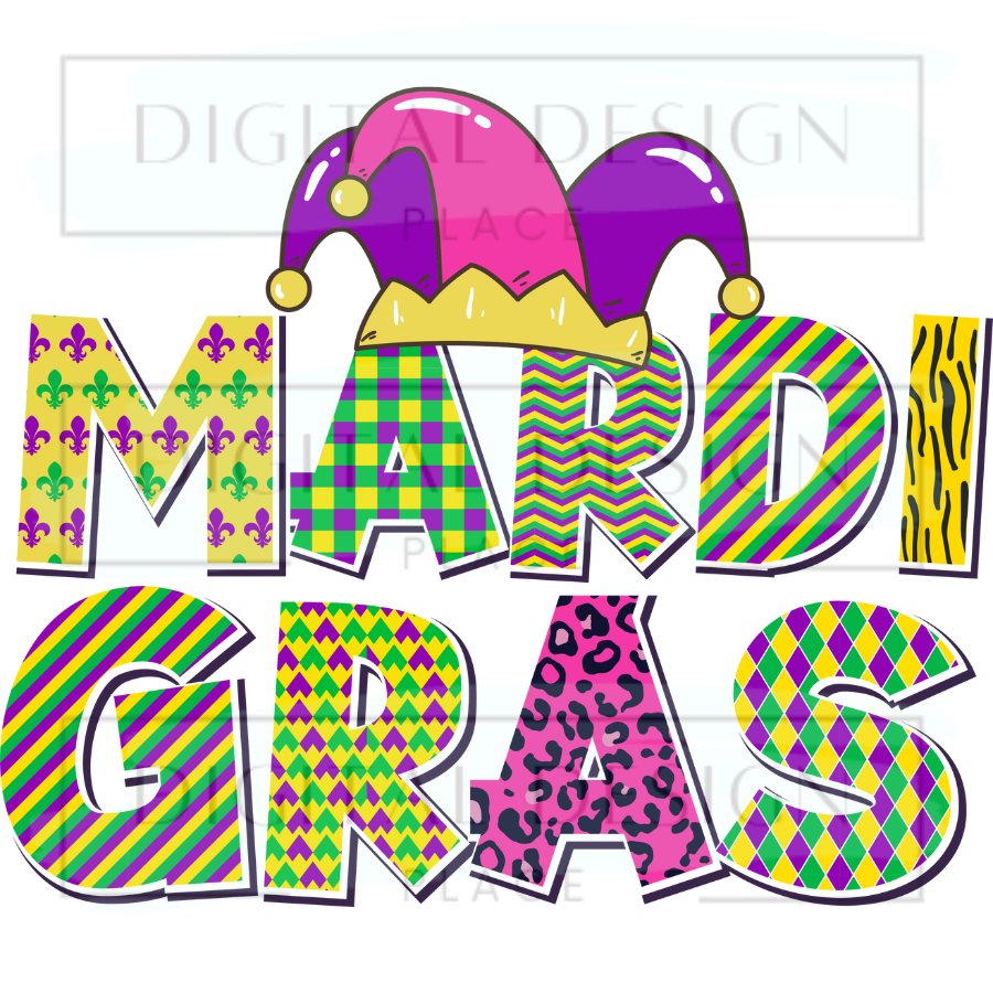 Mardi Gras Jester MarG8