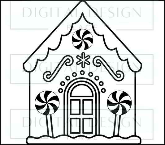 Gingerbread House Cut File