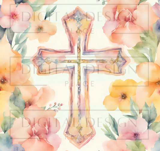 Watercolor Cross TWRW79