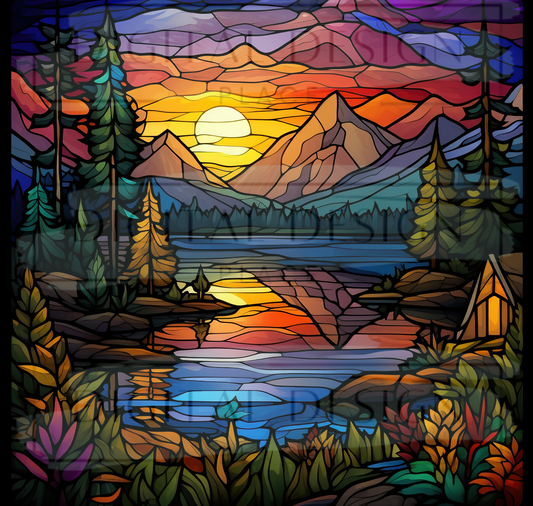 Stained Glass Camping TWRW87