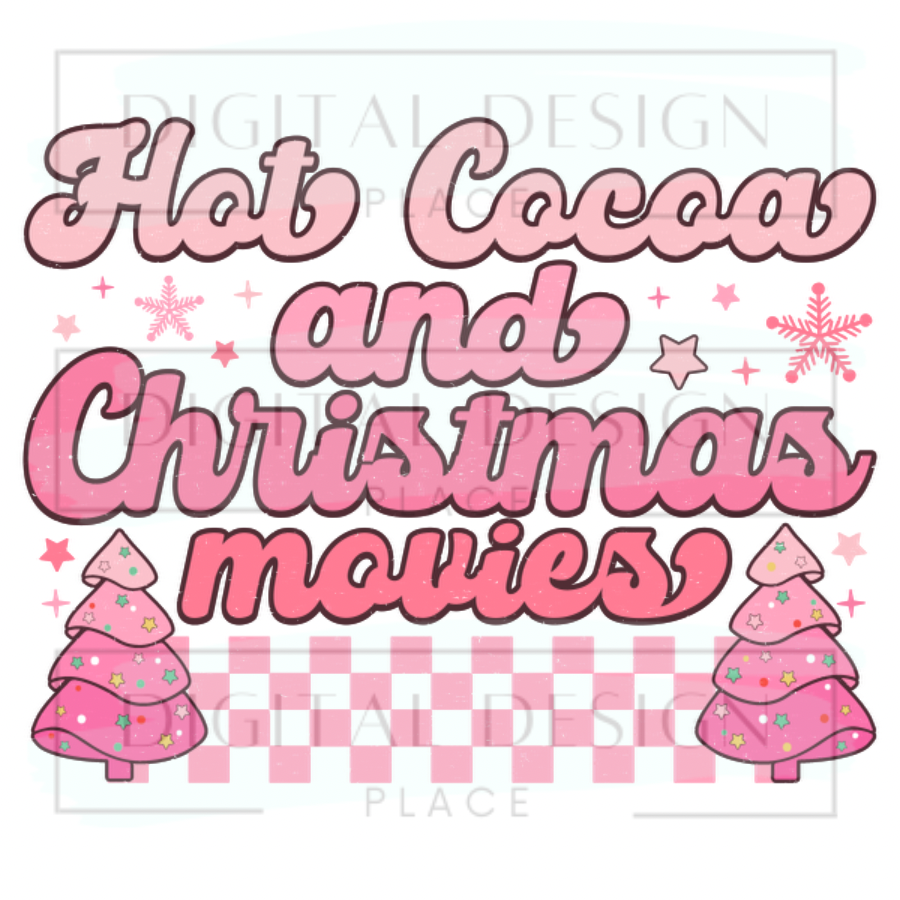 Pink Hot Cocoa and Christmas Movies CHRC92