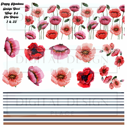 Poppy Meadows Design Sheet DS41