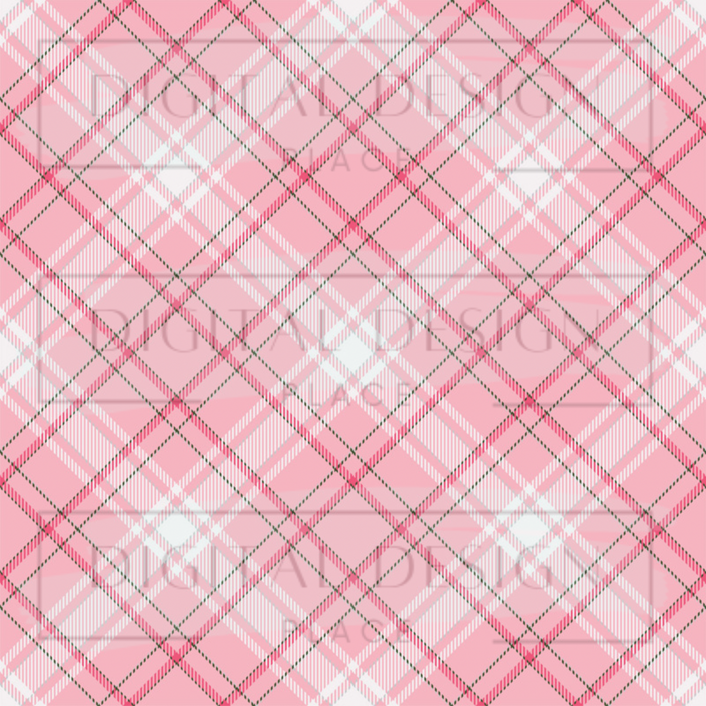 Pink Plaid VinylV838