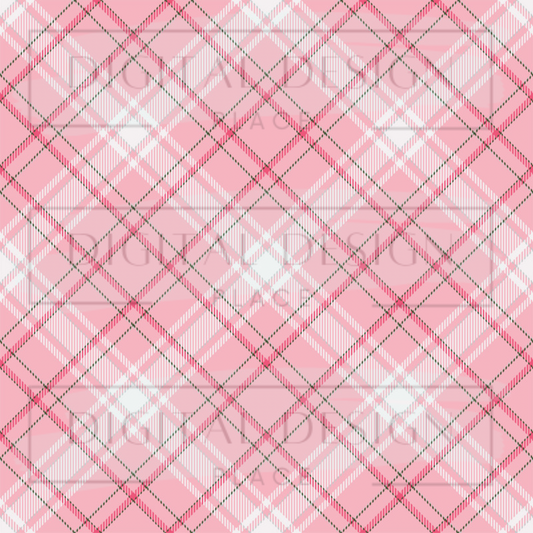 Pink Plaid VinylV838