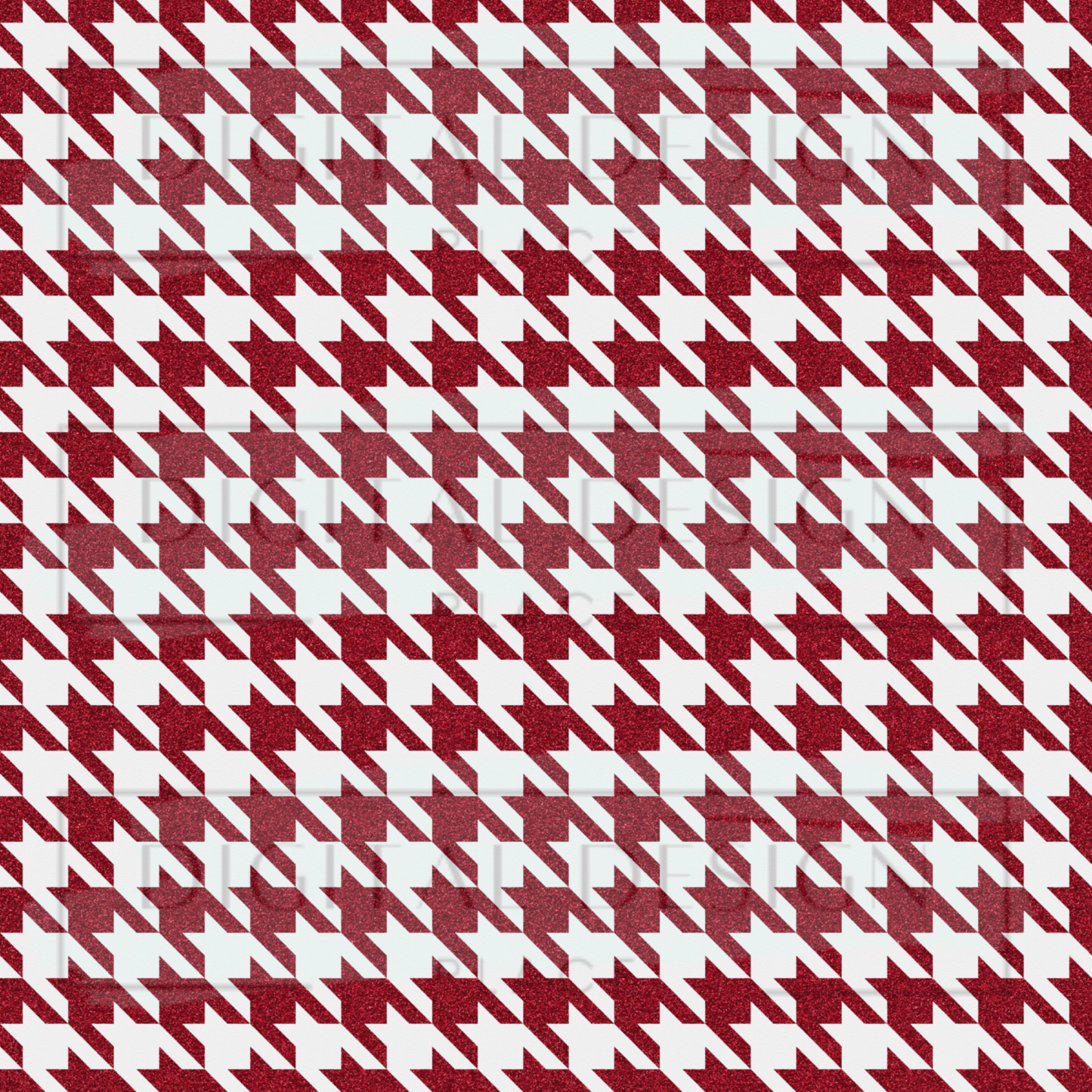 Red Houndstooth VinylV851