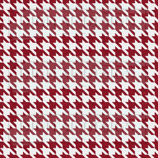 Red Houndstooth VinylV851