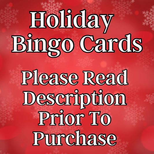 Holiday Bingo Cards