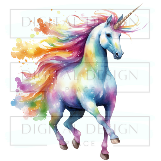 Rainbow Unicorn KidK12