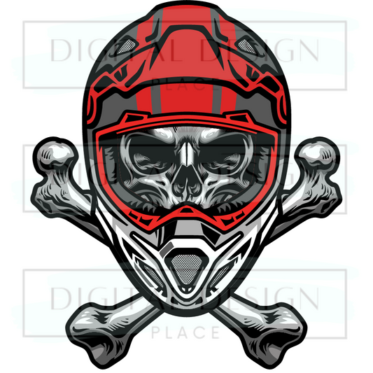 Biker Skull 3 MENM50