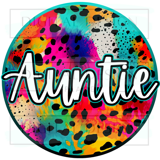Auntie Rainbow Leopard MOMM50