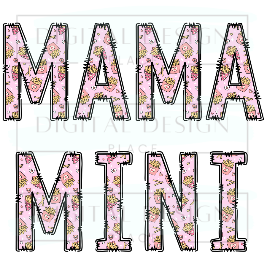 Mama Mini Valentine Fries MoMM60