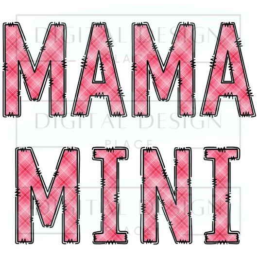 Mama Mini Pink Plaid MoMM61
