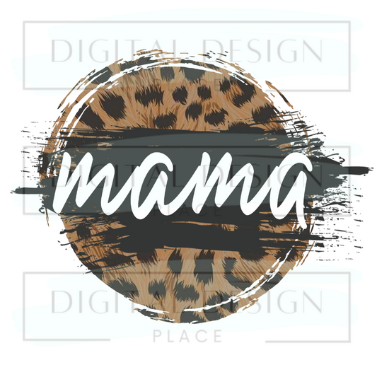 Mama Distressed Cheetah MOMM63