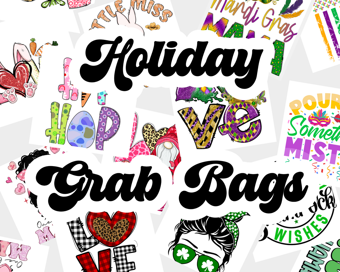 Holiday Decal Grab Bags