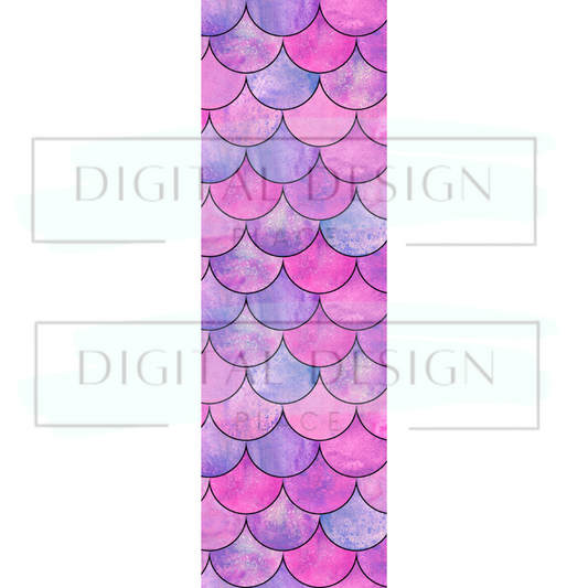 Pink/Purple Mermaid Scales PenP56