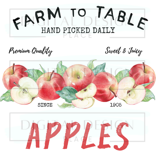 Farm to Table Apples SUMS102