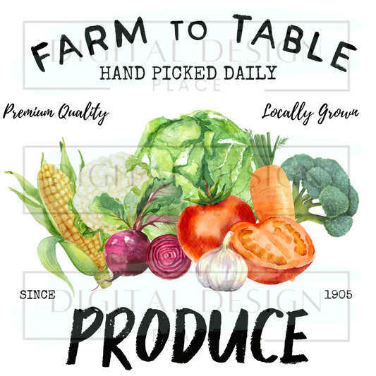 Farm to Table Produce SUMS103