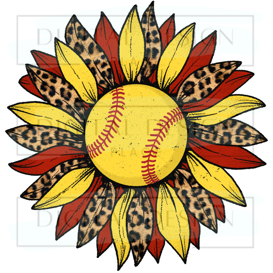 Softball Sunflower SPOS44