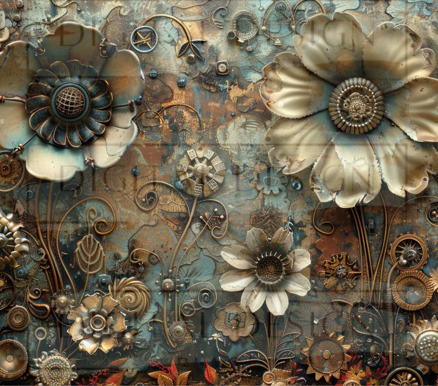 Steampunk Floral TWY102