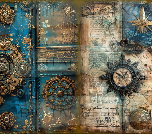 Steampunk Compass Book TWY108