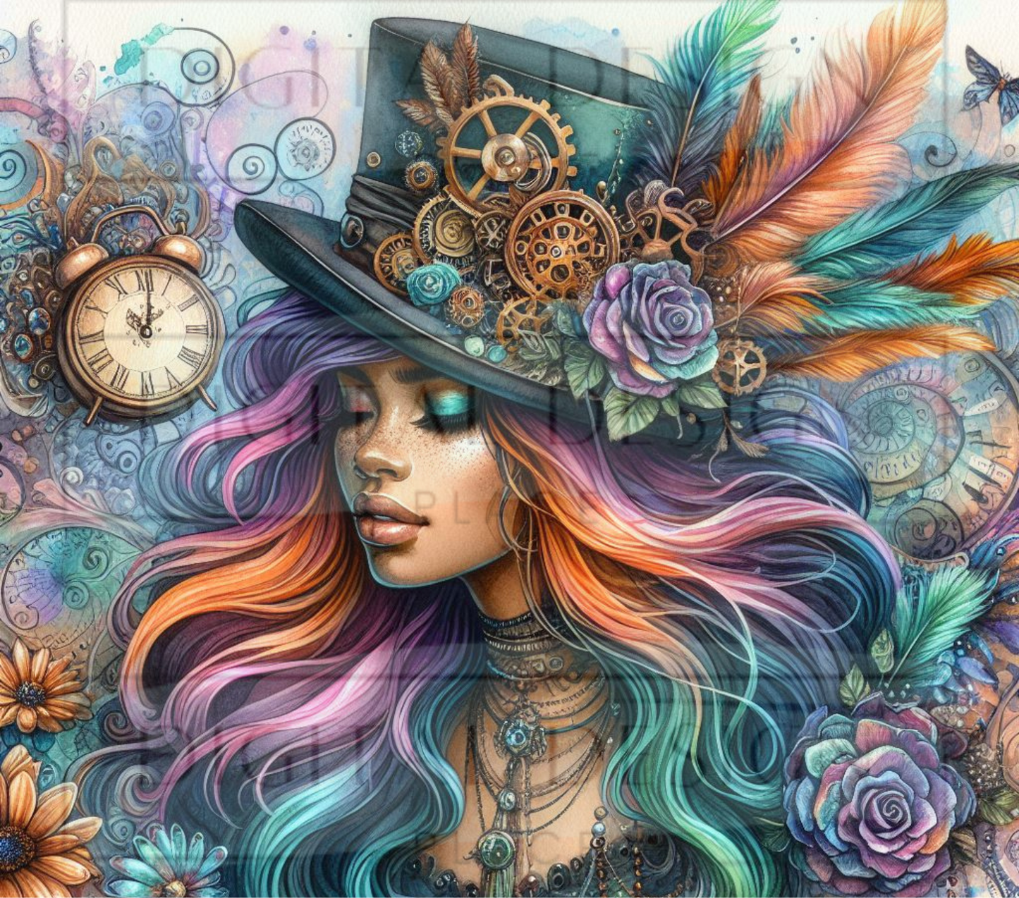 Steampunk Girl TWY112