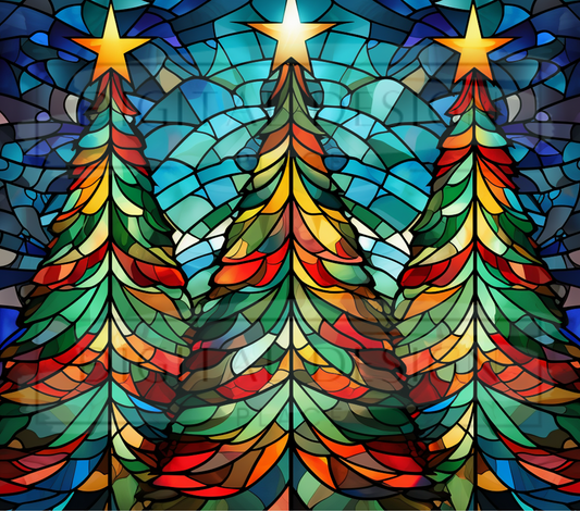 Stained Glass Christmas Tree TWYT22