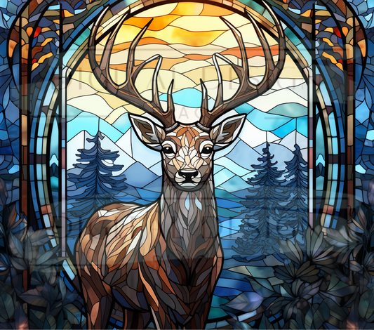 Stained Glass Deer TWYT6