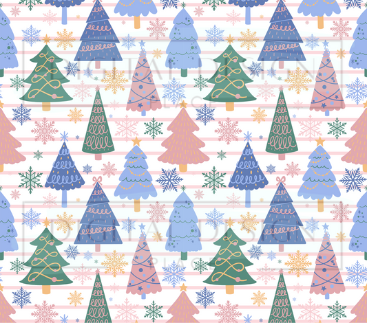 Pastel Christmas Trees TWYT68