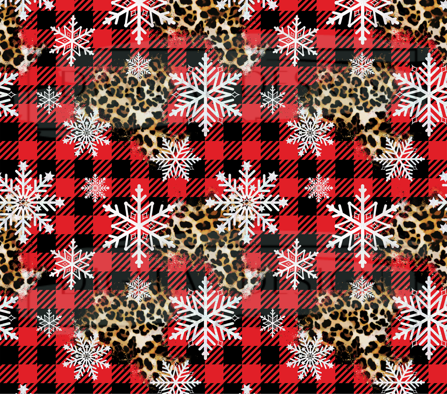 Buffalo Plaid Snowflakes TWYT79