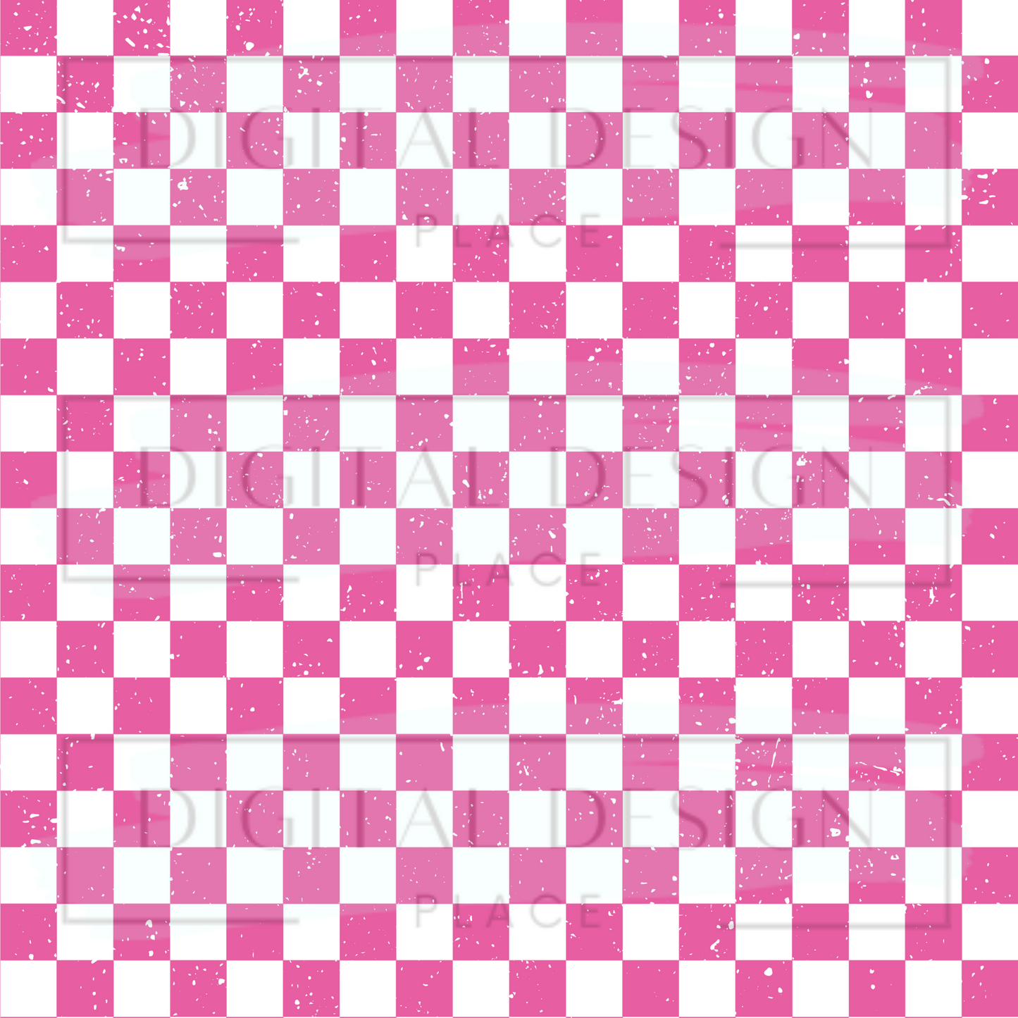 Pink Retro Checkered VinylV1253